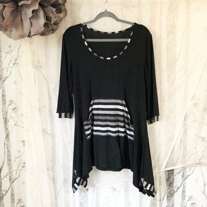 asymmetrical tunic